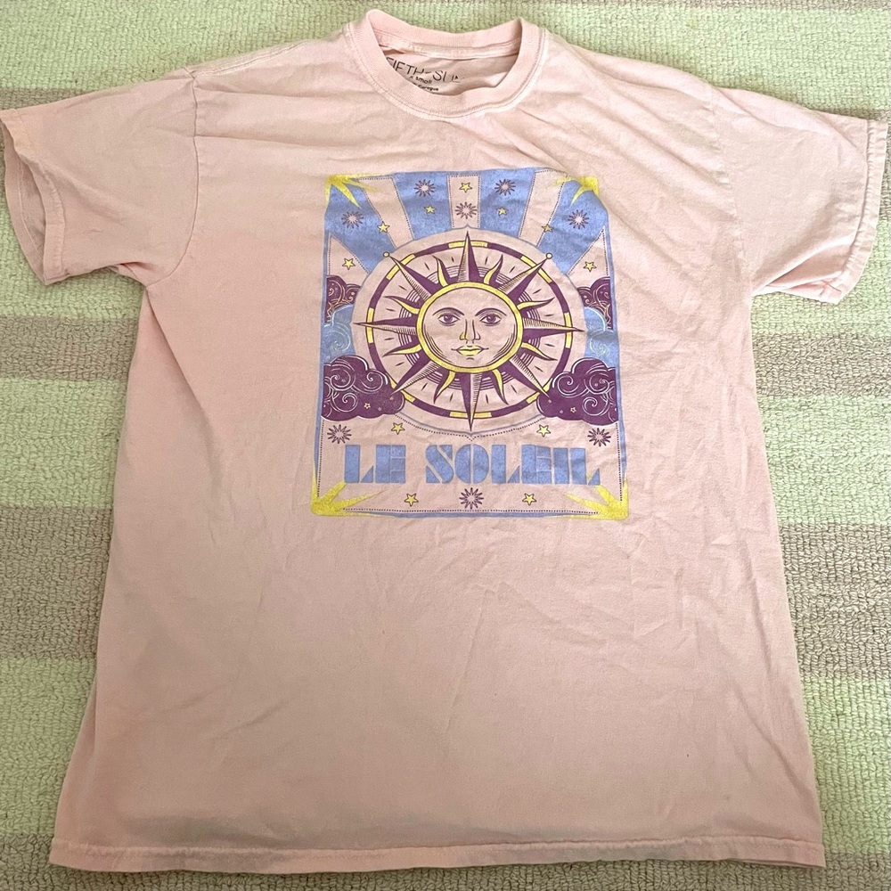 This is made by Fifth Sun it is a pink shirt